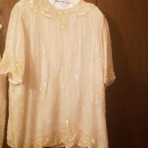 Beaded Sequence skirt set